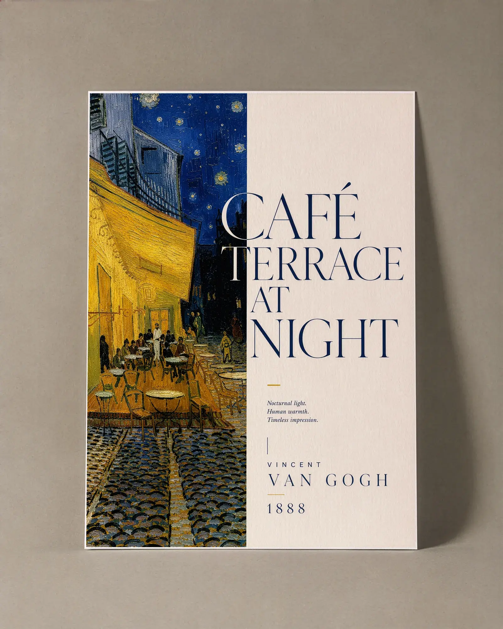 Café Terrace at Night — Vincent van Gogh - View 1