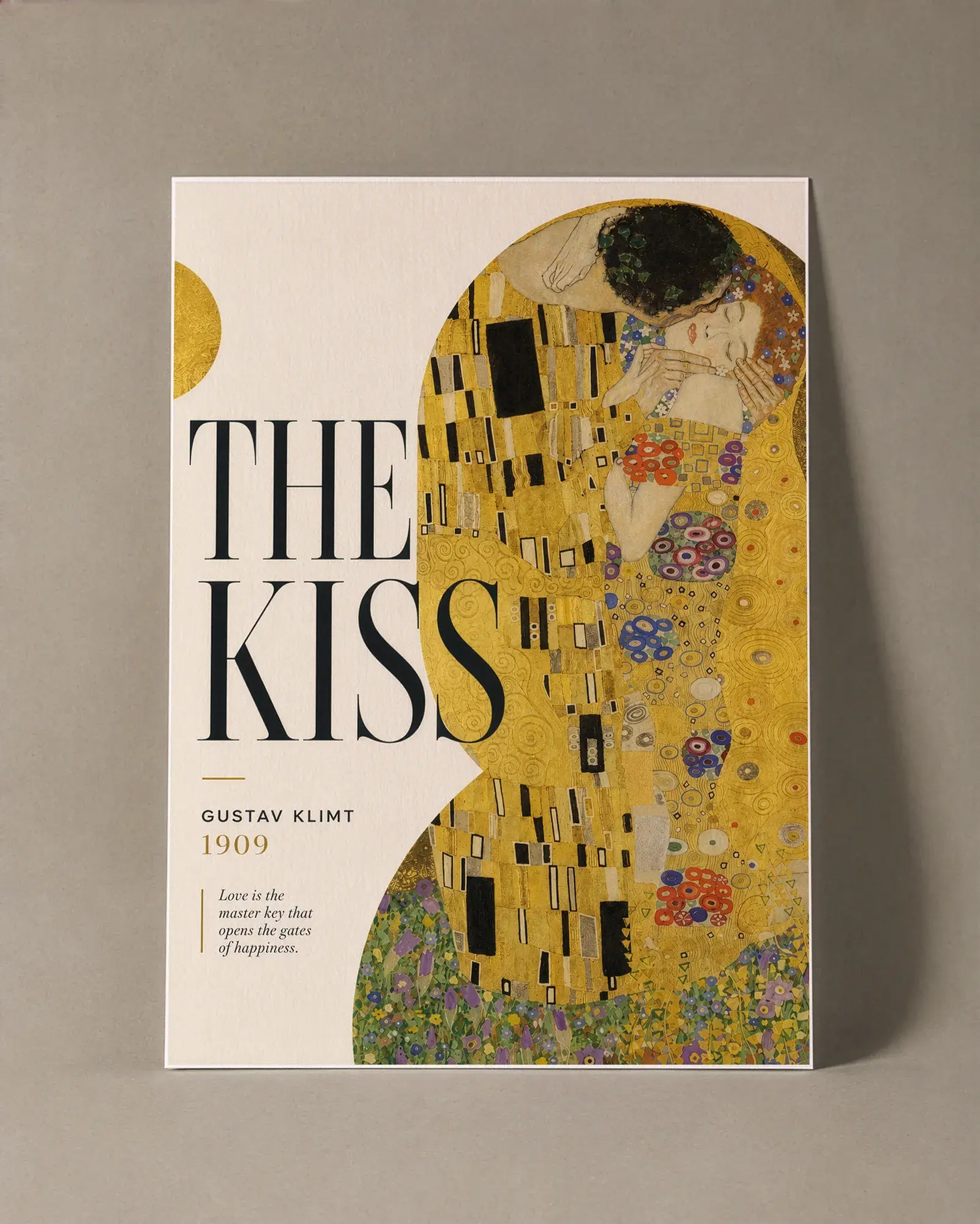 The Kiss — Gustav Klimt - View 1